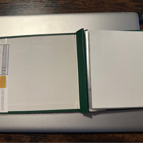 Scrapbook 6x6 with Green Cover - Picture 2 of 2